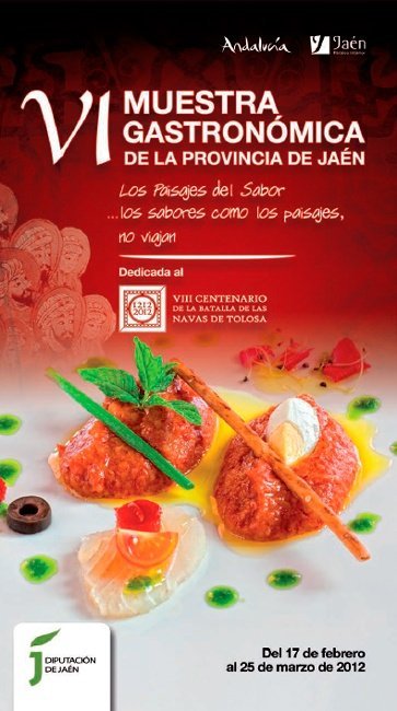 Cartel de la Muestra Gastronómica de Jaén