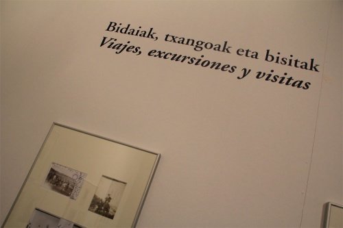 Detalle fotográfico de la exposición &quot;Miguel de Unamuno y la fotografía&quot; en el Museo Vasco de Bilbao