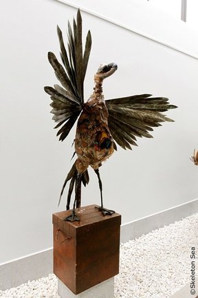 Escultura "Albatross Exhibitionist" - Skeleton Sea