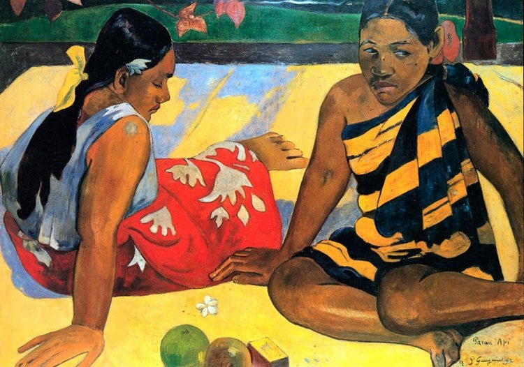 "Parau api", Paul Gauguin