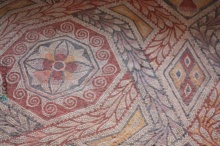 Villa Romana La Olmeda - Detalle de mosaico